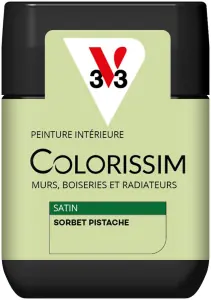 Achetez Aujourd'hui Peinture COLORISSIM Satin 0,075L Sorbet Sorbet Pistache Testeur