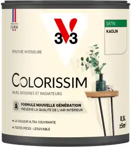 Seulement Aujourd'hui Peinture COLORISSIM Satin 0,5L Kaolin