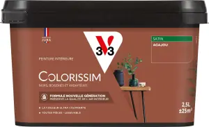 Peinture COLORISSIM Satin 2,5L Acajou Affaire À Saisir