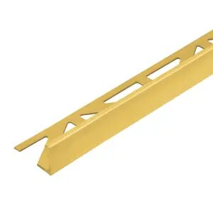 Profilé chant droit alu anodisé Or mat DUROSOL 12,5mmx250cm - FIN DE SERIE - DURAL DSAE 125-G/250 Seulement Aujourd'hui