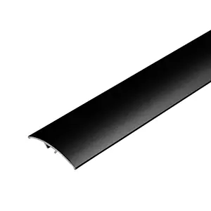 Profil transition MULTIFLOOR 30mmx1m Alu Thermolaqué Noir mat à vis -FIN DE SERIE MFACM 3011/100 Prix Choc
