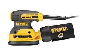 Nouvelle Collection Ponceuse excentrique D125mm 280W avec abrasifs DEWALT DWE6423-QS