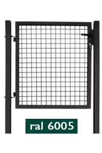 Portillon Garden Plus VERT 100x150 + serrure - maille 50x50mm - Poteaux carrés 60mm - FILIAC Expédié Aujourd'hui
