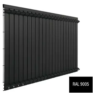 Meilleure Vente Kit d‘occultation 1m23 Noir UNIVERSEL maille 55mm - Ral 9005