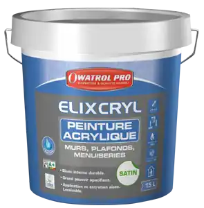 Peinture ELIXCRYL Blanc satin 15L finiti finition Pro Retour Gratuit