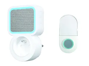 Sonnette sans fil 150m - prise plug Dernier Modèle