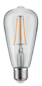 Super Prix Ampoule LED à filaments 230V E27 déco Ø 64mm clair 806lm 7,5W 2700K gradable