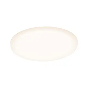 Panneau encastré LED ajust Veluna plast IP44 125mm 8,5W 3000K Affaire À Saisir