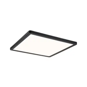 Commander Maintenant Panneau LED Atria Shine noir 293x293mm 16W 230V 3000K
