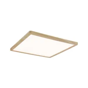 Promotion Saisonnière Panneau LED Atria Shine bois 293x293mm 16W 230V 3000K