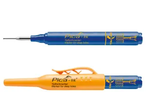 Marqueur PICA INK bleu 150/41 à pointe télescopique avec capuchon Pas Cher
