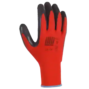 Prix Bas Gants tous travaux rouge/noir T9 - 6 pai - 6 paires
