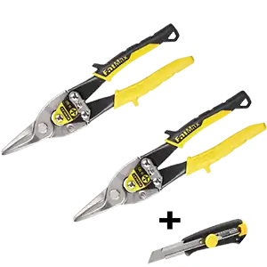 Prix Promo 2 Cisailles aviation universelles FATMAX 250mm + 1 cutter MPO offert