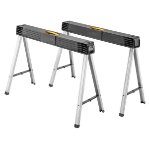 Lot de 2 tréteaux pliables Pas Cher