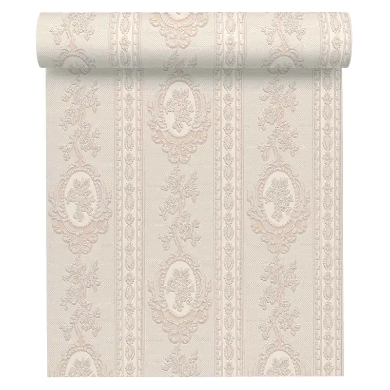 A.S. Creation Einzelblatt 186133 papier peint à rayures papier 0.53 m x 10.05 m beige Solde