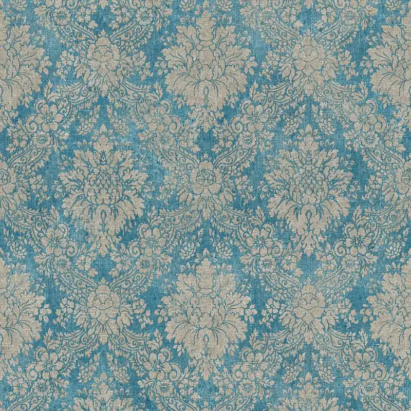 Bon Marché A.S. Creation Secret Garden 336075 papier peint intissé dessins & motifs bleu