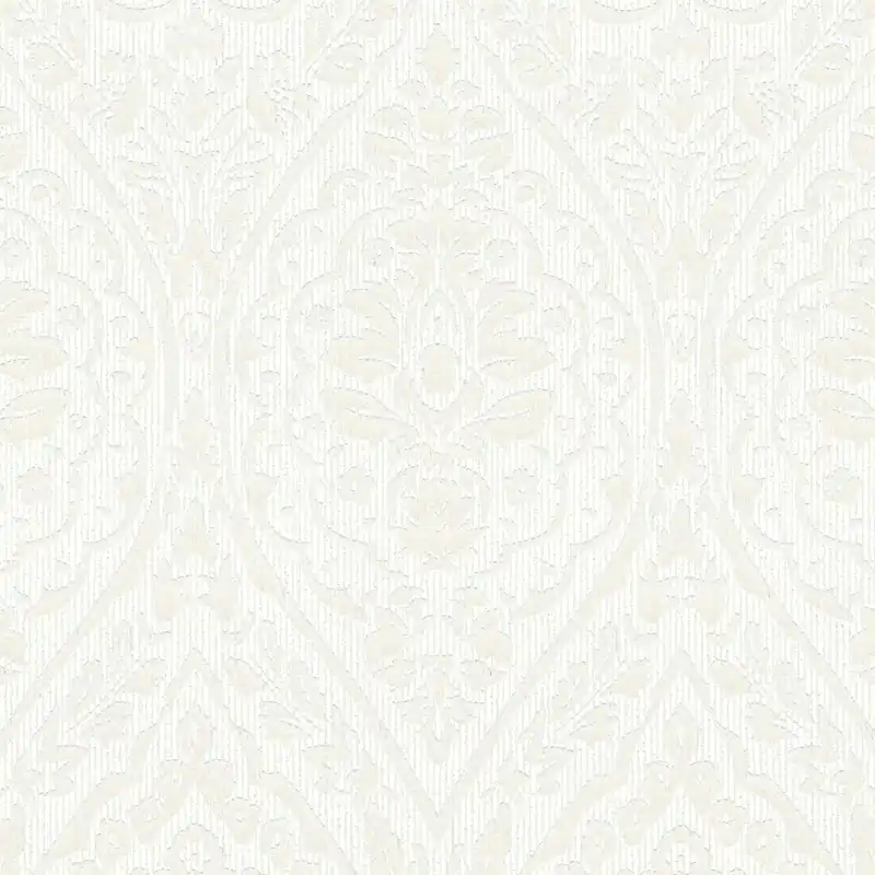 Meilleur Prix A.S. Creation AP Tessuto II 961954 papier peint intissé baroque 0.53 m x 10.05 m écru