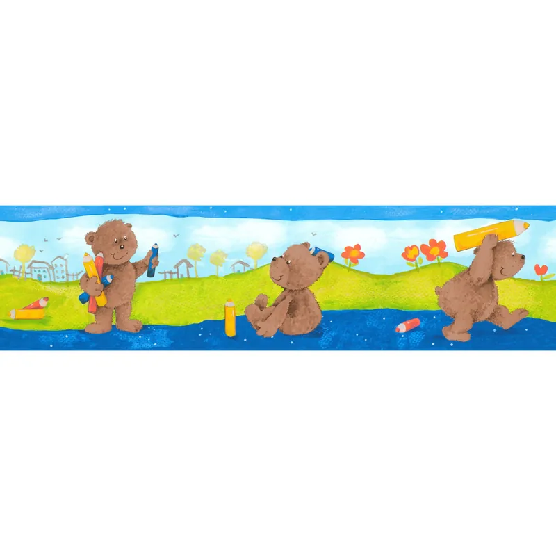 Meilleur Prix A.S. Creation Stick Ups 896018 frise murale adhésive 0.13 m x 5 m bleu