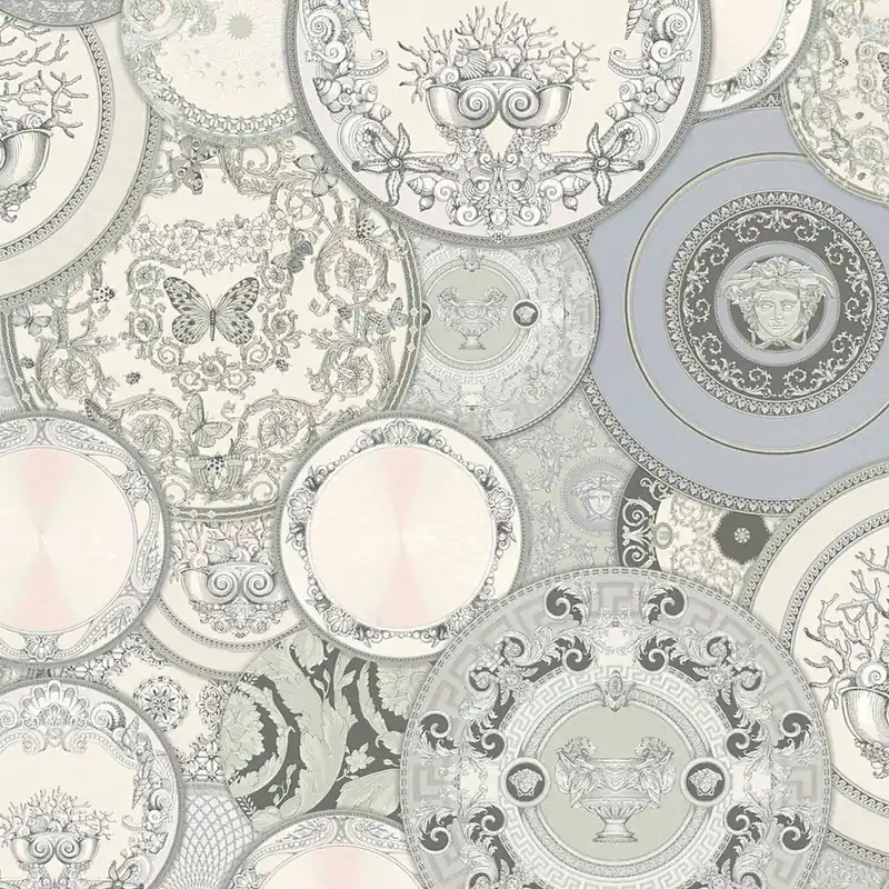 Affaire À Saisir A.S. Creation Versace 3 349013 papier peint intissé vintage 0.70 m x 10.05 m gris