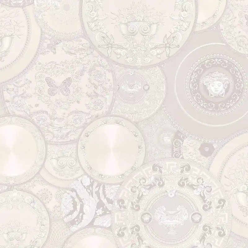 Dernier Modèle A.S. Creation Versace 3 349014 papier peint intissé vintage 0.70 m x 10.05 m gris