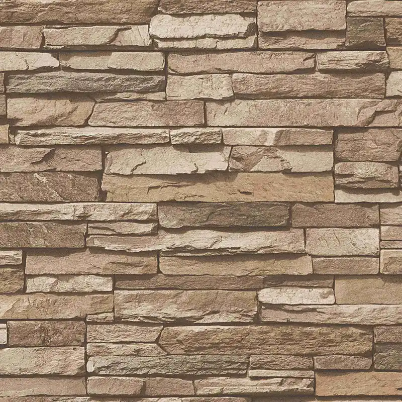 A.S. Creation Best of Wood‘n Stone 958332 papier peint intissé pierre brique beige Offre Limitée