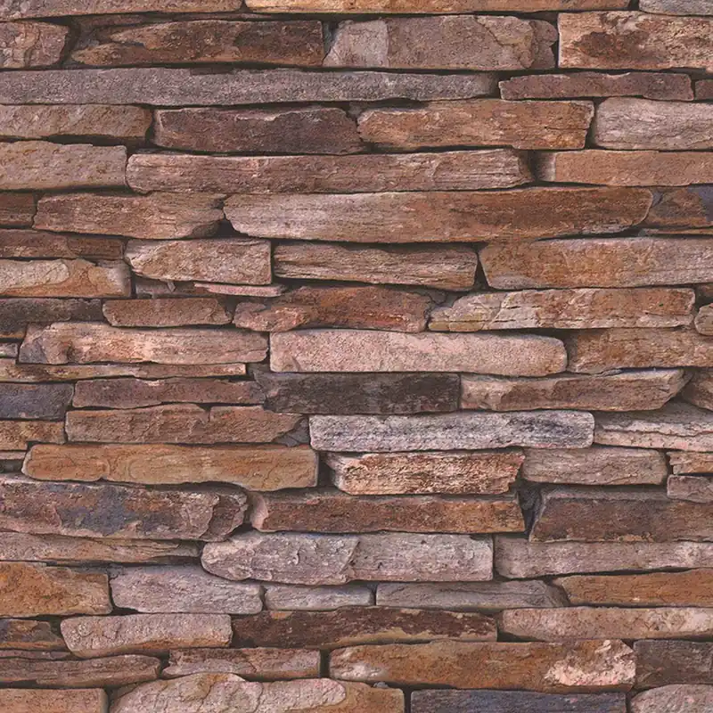 Retour Gratuit A.S. Creation Woodn Stone 914217 papier peint intissé pierre brique 0.53 m x 10.05 m beige