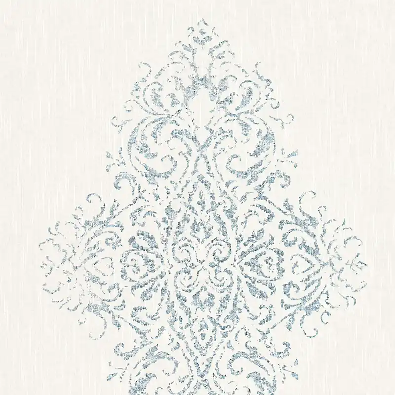 Quantité Limitée A.S. Creation Luxury Wallpaper 319451 papier peint intissé baroque 0.53 m x 10.05 m blanc