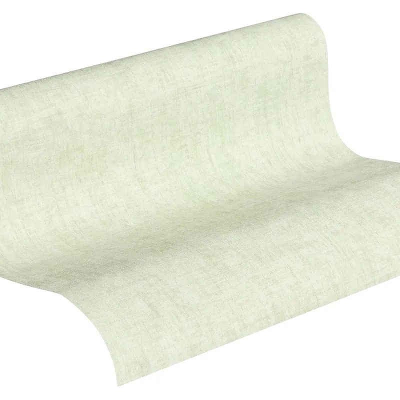 Jusqu'à Épuisement Des Stocks A.S. Creation Greenery 373342 papier peint intissé uni 0.53 m x 10.05 m vert