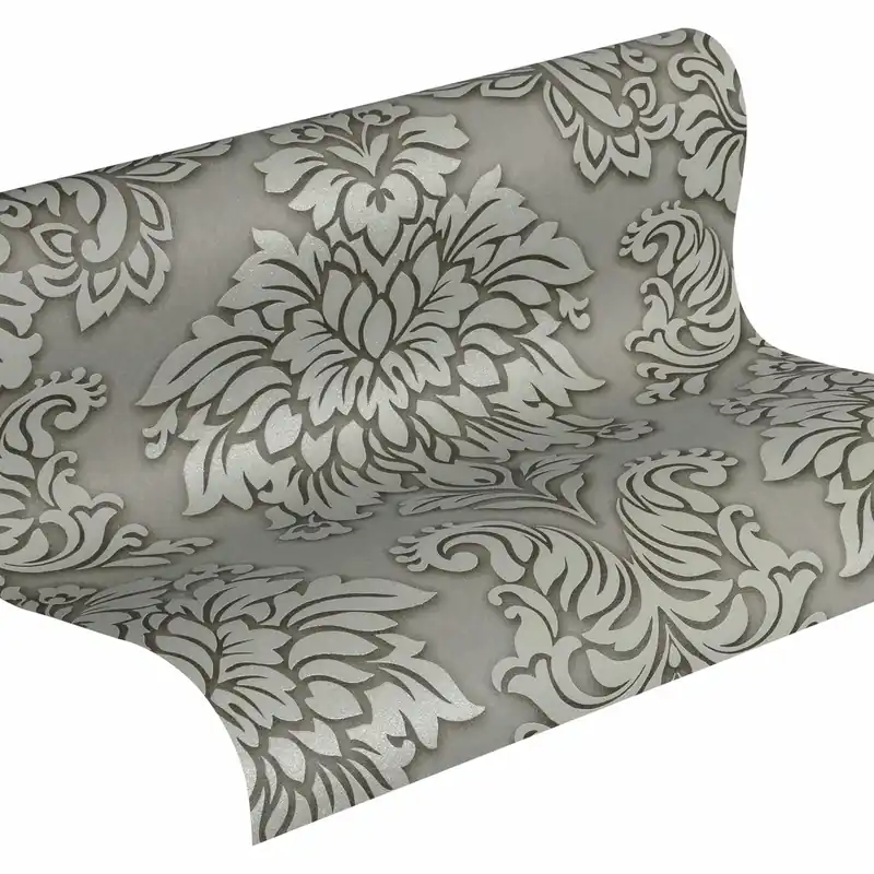 Nouvel Arrivage A.S. Creation Metropolitan Stories 368981 papier peint intissé baroque 0.53 m x 10.05 m gris