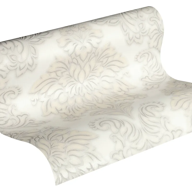 Livraison Express A.S. Creation Metropolitan Stories 368982 papier peint intissé baroque 0.53 m x 10.05 m écru
