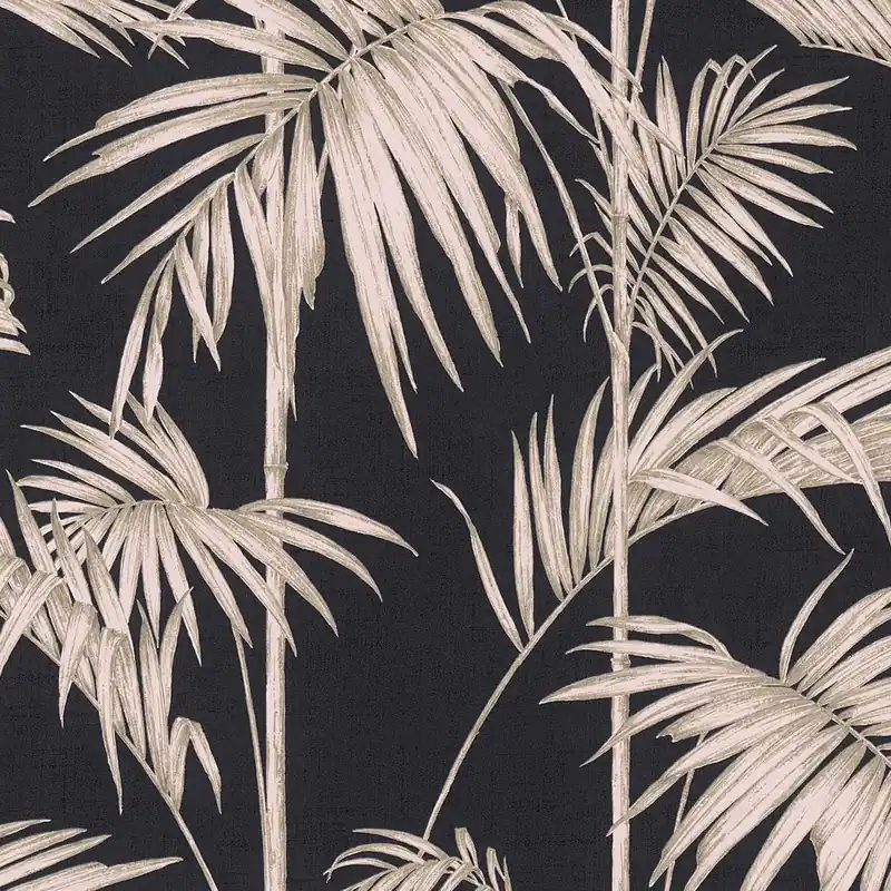 Promotion Saisonnière A.S. Creation Metropolitan Stories 369191 papier peint intissé floral 0.53 m x 10.05 m noir