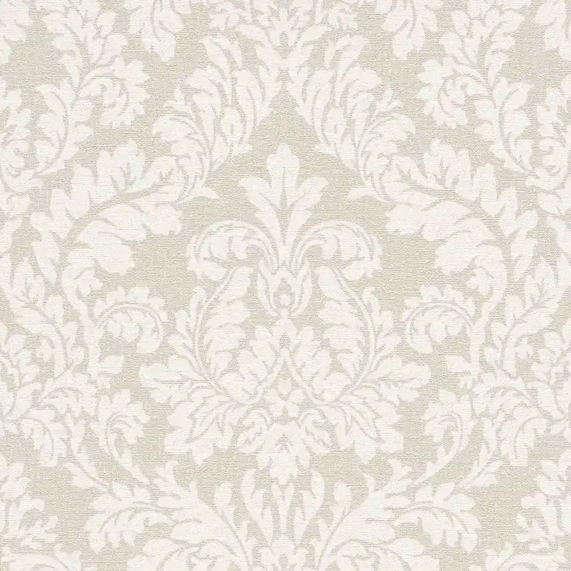 Certifié Rasch Best of Florentine 449020 papier peint intissé baroque 0.53 m x 10.05 m écru