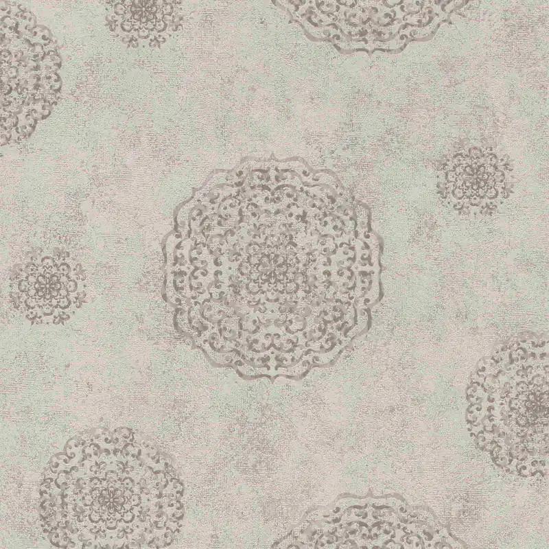 Seulement Aujourd'hui Rasch ROCKNROLLE 540536 papier peint intissé vintage 0.53 m x 10.05 m gris