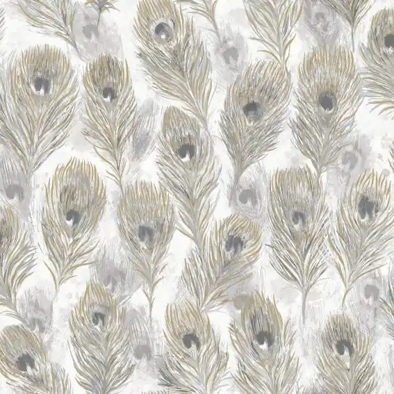 Holden Elements 90391 papier peint intissé animaux 0.53 m x 10.05 m gris Promotion Saisonnière