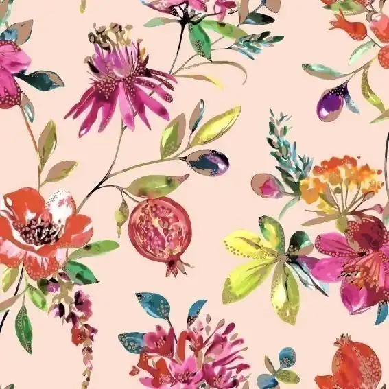 Petit Prix Holden Elements 90432 papier peint intissé floral 0.53 m x 10.05 m coloré