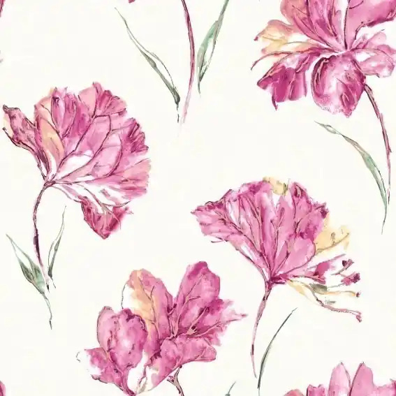 Holden Elements 90481 papier peint intissé floral 0.53 m x 10.05 m rose Commande En Gros