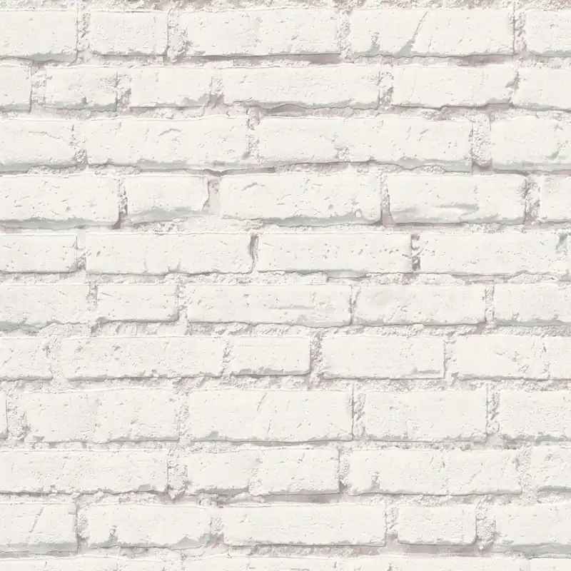 Achetez Aujourd'hui A.S. Creation Elements 319431 papier peint intissé pierre brique 0.53 m x 10.05 m blanc
