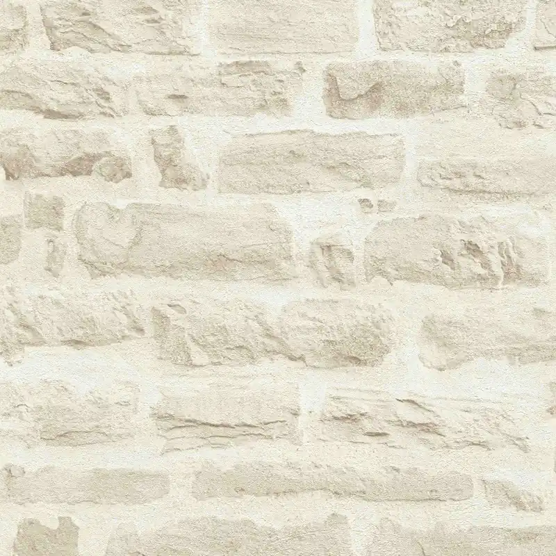 A.S. Creation Elements 355803 papier peint intissé pierre brique 0.53 m x 10.05 m beige Populaire