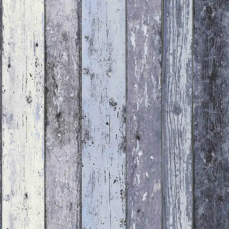 Nouveauté A.S. Creation Elements 855060 papier peint bois intissé 0.53 m x 10.05 m bleu