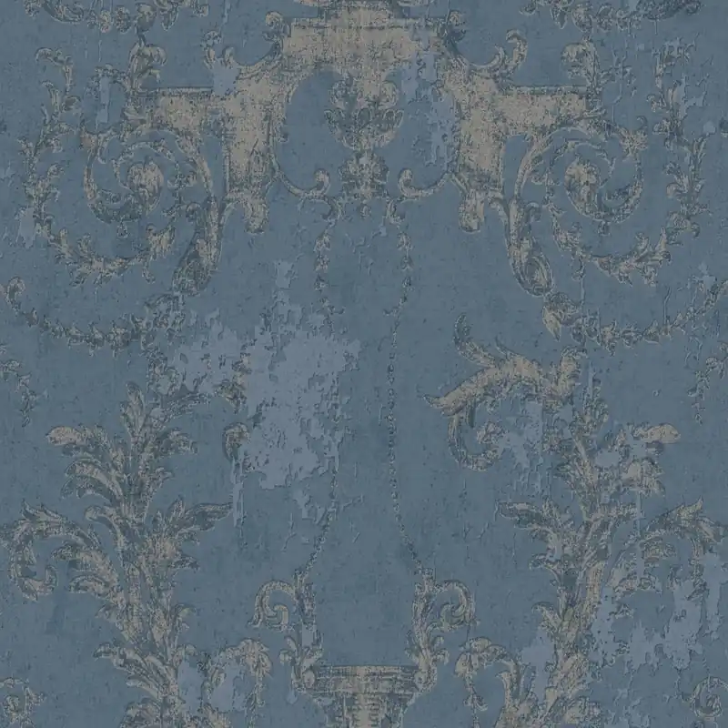 Vente Flash A.S. Creation History of Art 376485 papier peint intissé baroque 0.53 m x 10.05 m bleu
