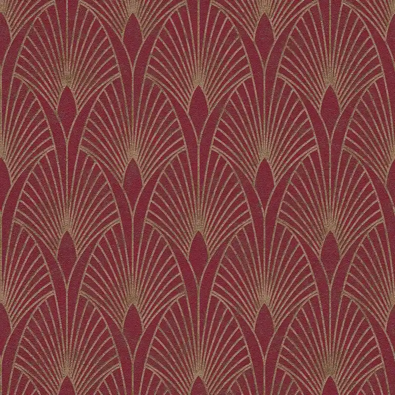 Nouvel Arrivage A.S. Creation New Walls 374274 papier peint intissé vintage 0.53 m x 10.05 m rouge