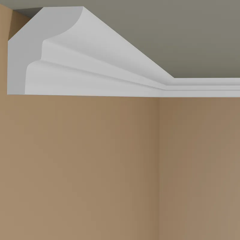 Elite Decor Corniche P892 polyuréthane 25 x 15 x 2000 mm Moulure de plafond en polystyrène blanc Seulement Aujourd'hui