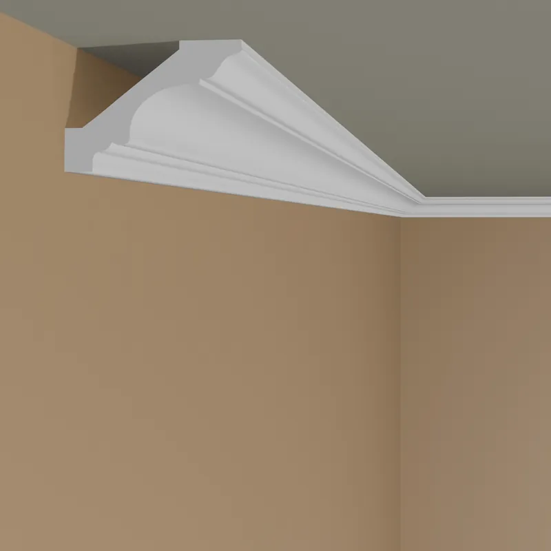 Elite Decor Angle intérieur "P822" Polyuréthane 48 x 50 x 200 mm Blanc Angle pour moulures Offre Du Jour