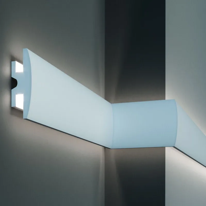Jusqu'à Épuisement Des Stocks Elite Decor Angle intérieur "KD305" XPS 50 x 90 x 200 mm Blanc Angle pour moulures