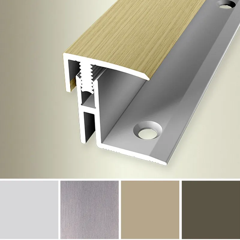Commander Maintenant Küberit 563 Mono-Clip Profilé de finition Largeur 21 mm Dénivelé parquet Épaisseur 17-22 mm