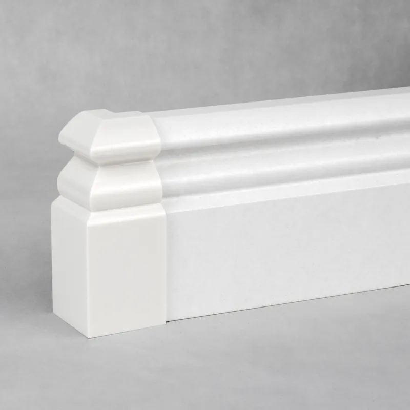 Angle extérieur pour profil berlinois Plinthe 58 x 16 mm Plinthe angle plastique blanc robuste Commander Vite
