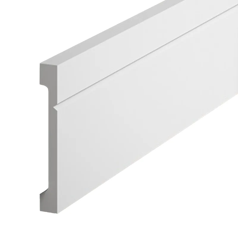 PROVISTON Plinthe "NE356P" en PS PolyForce 15 x 110 x 2000mm Satin Blanc Plinthe Cache fils Offre Du Jour