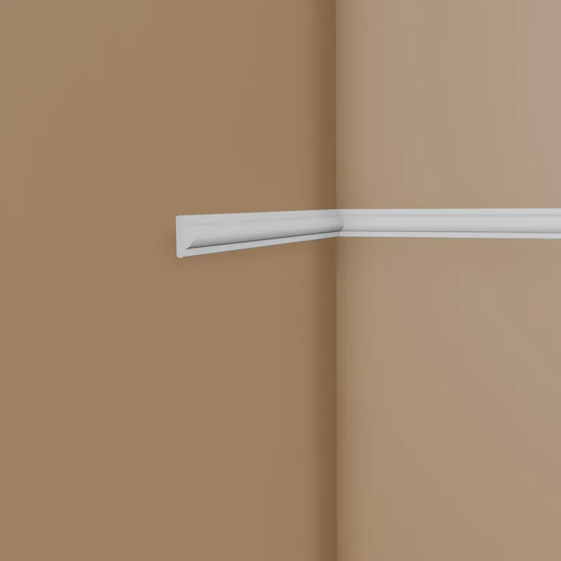 Super Prix PROVISTON Moulure décorative "NE413" 12 x 25 x 2000 mm Blanc Cimaise Décoration murale De haute qualité