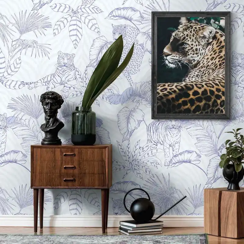 A.S. Creation Papiers peints photo The Wall II 392031 Un motif par rouleau Jungle mauve Nouvelle Collection