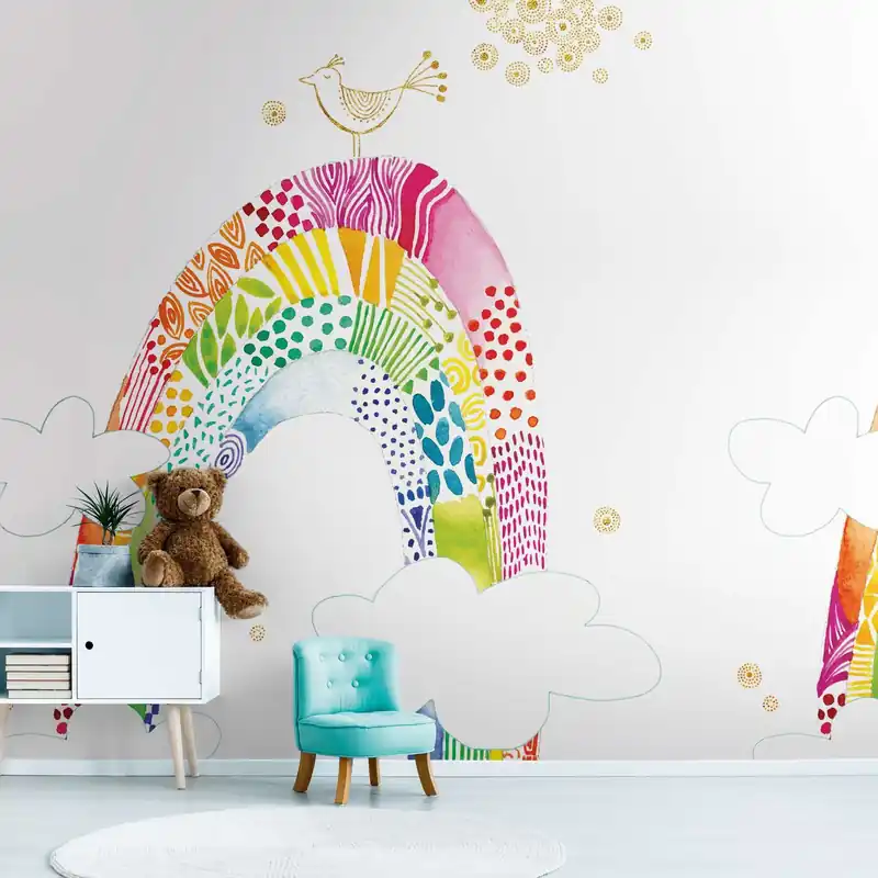 A.S. Creation Papiers peints photo The Wall II 392151 Un motif par rouleau Chambre Enfant coloré Offre Du Jour